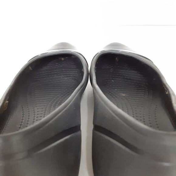 Crocs Jayna Ballet Flats Patent Cap Toe Black Womens 9 Comfort Minimalist Ballet - Picture 8 of 10